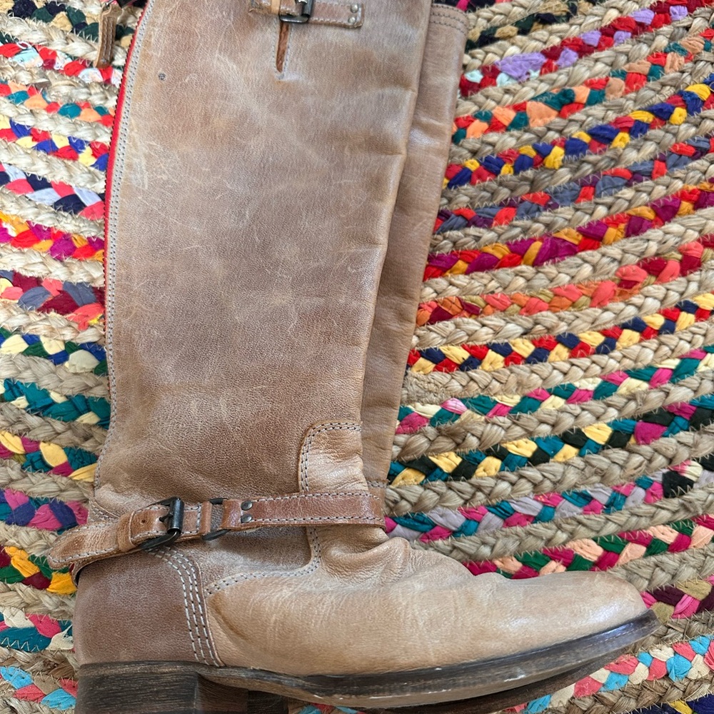 Steve Madden Roadys leather like new boots!